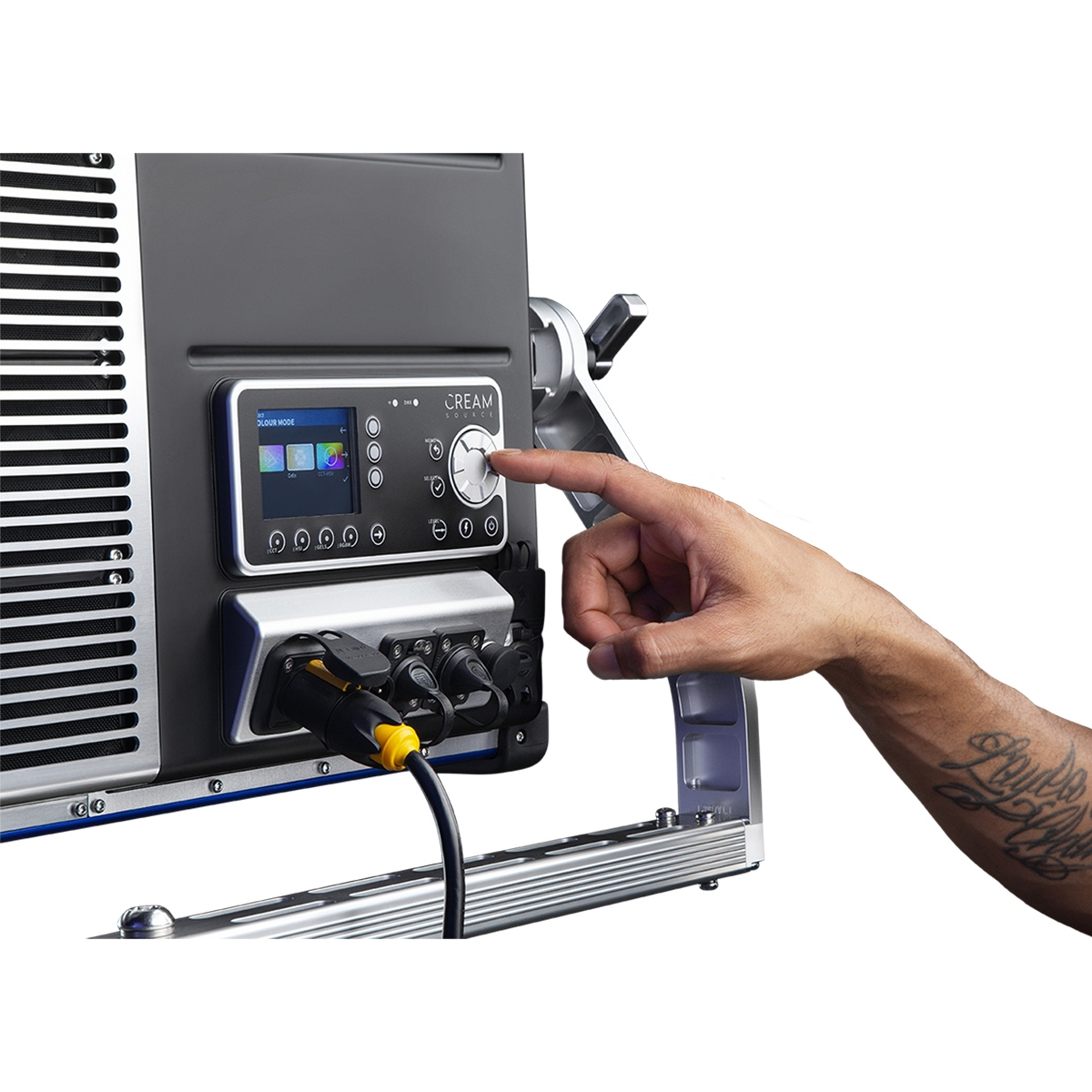 Creamsource Vortex8 Soft 2x1 Rrgbbw 650W Led Light with Yoke, Dome Diffuser and Hard Case