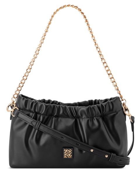 Женская сумка Nine West Flynn Convertible Small Shoulder, цвет: Чёрный