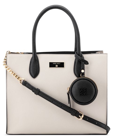 Женская сумка Nine West Magdalina Triple Compartment Medium Shopper, цвет: Молочный разноцветный