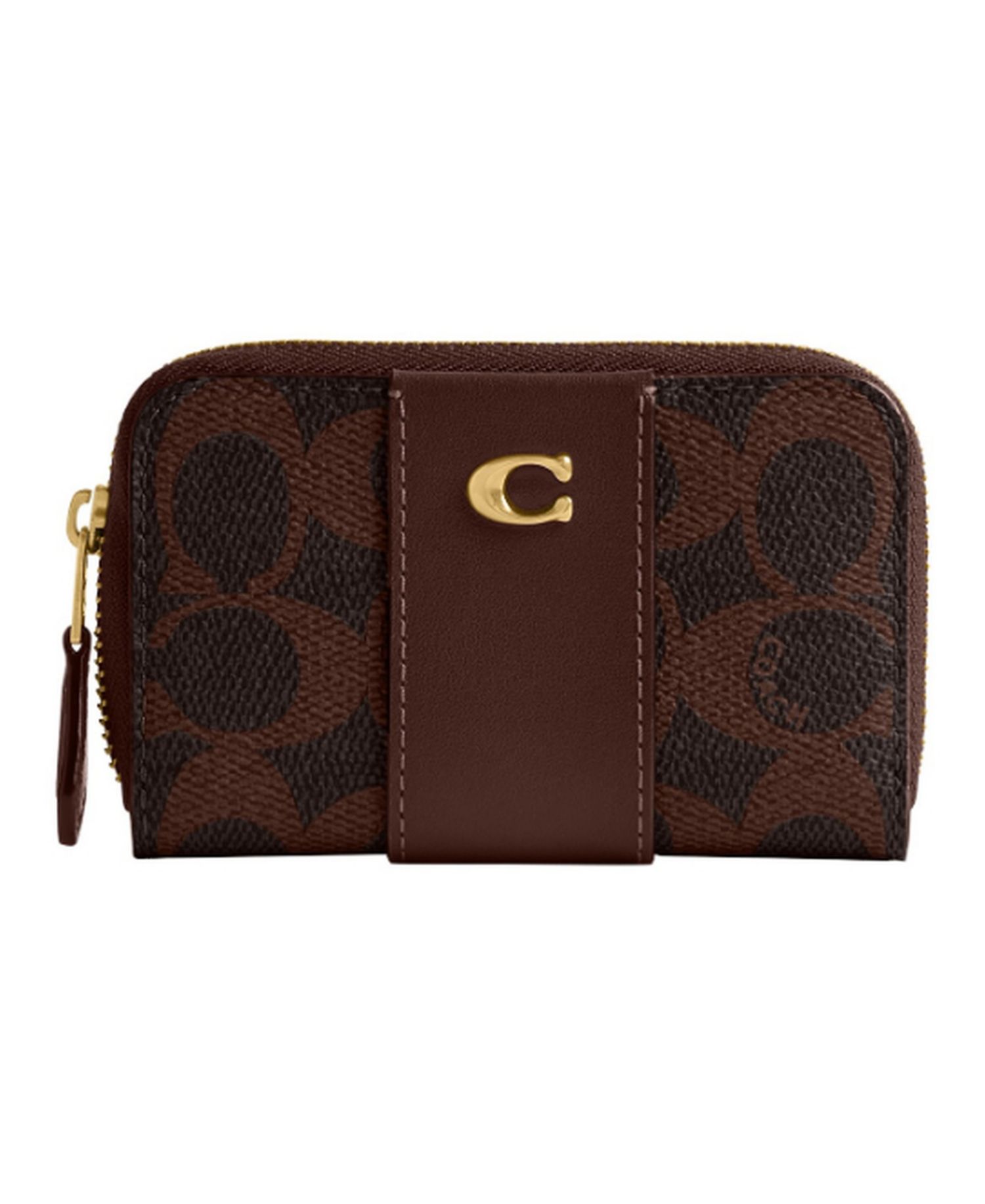 Essential Small Signature Canvas Zip Around Card Case