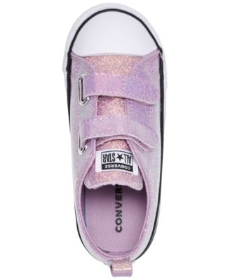 Toddler Girls Chuck Taylor All Star Glitter Casual Sneakers from Finish Line