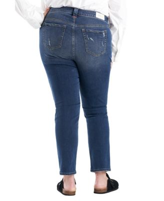 Women's Denim High Rise Straight Leg in 30" inseam - Maggie