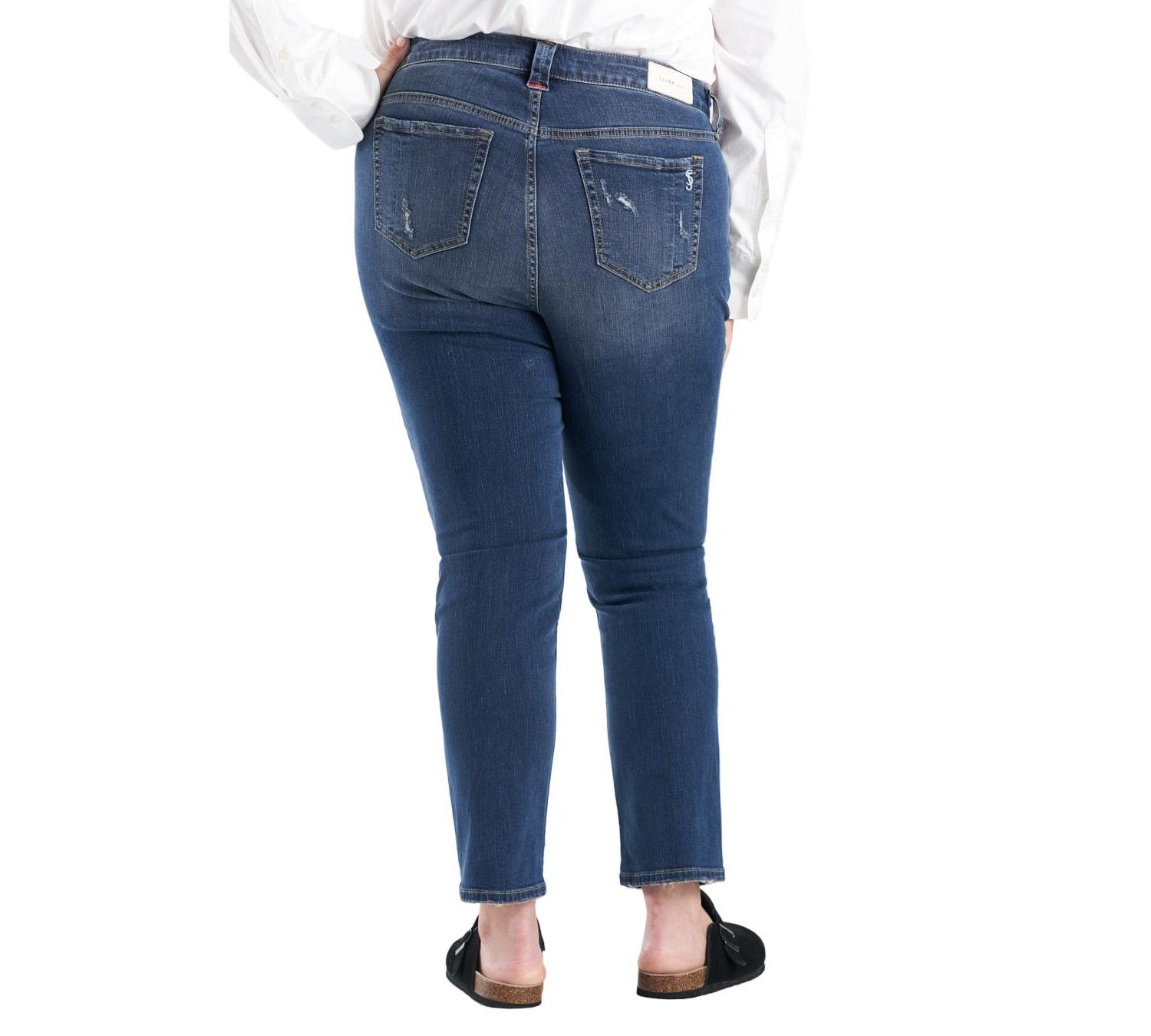 Women's Denim High Rise Straight Leg in 30" inseam - Maggie