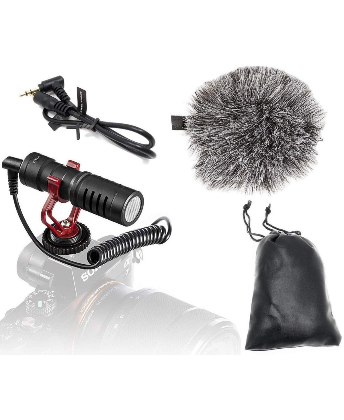 3p Experts Shotgun Mic – Universal Smartphone & Camera Microphone Kit For Phone