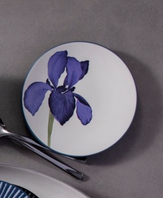 Set of 4 Colorwave Mini Floral Appetizer Plates