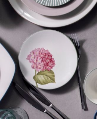 Colorwave Mini Floral Appetizer Plates, Set of 4