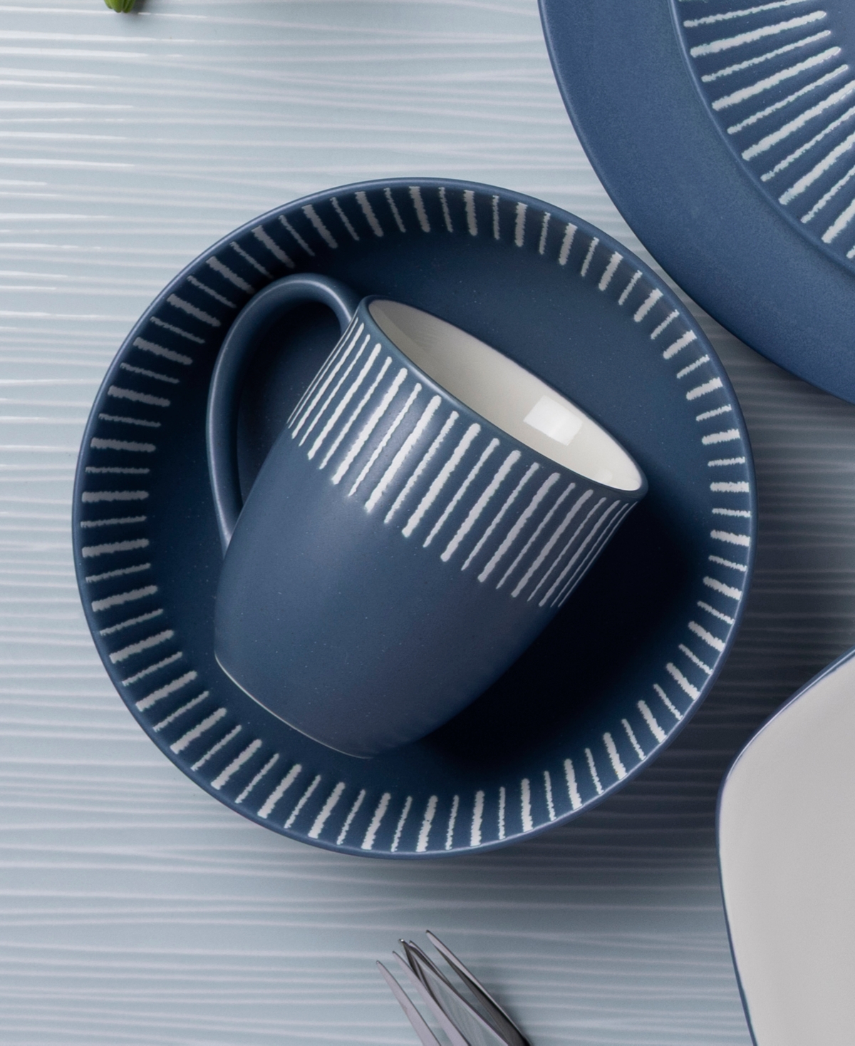 Noritake Colorwave Stripe Mugs, Set of 4