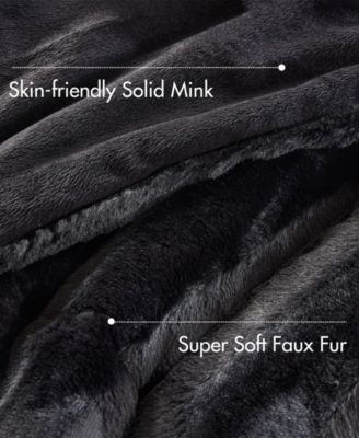 Duke Reversible Faux Fur 3-Pc. Comforter Set, Full/Queen