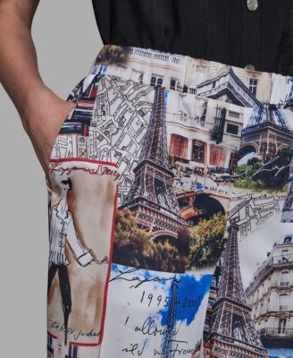 Women's City Scene Printed Pull-On Pants
