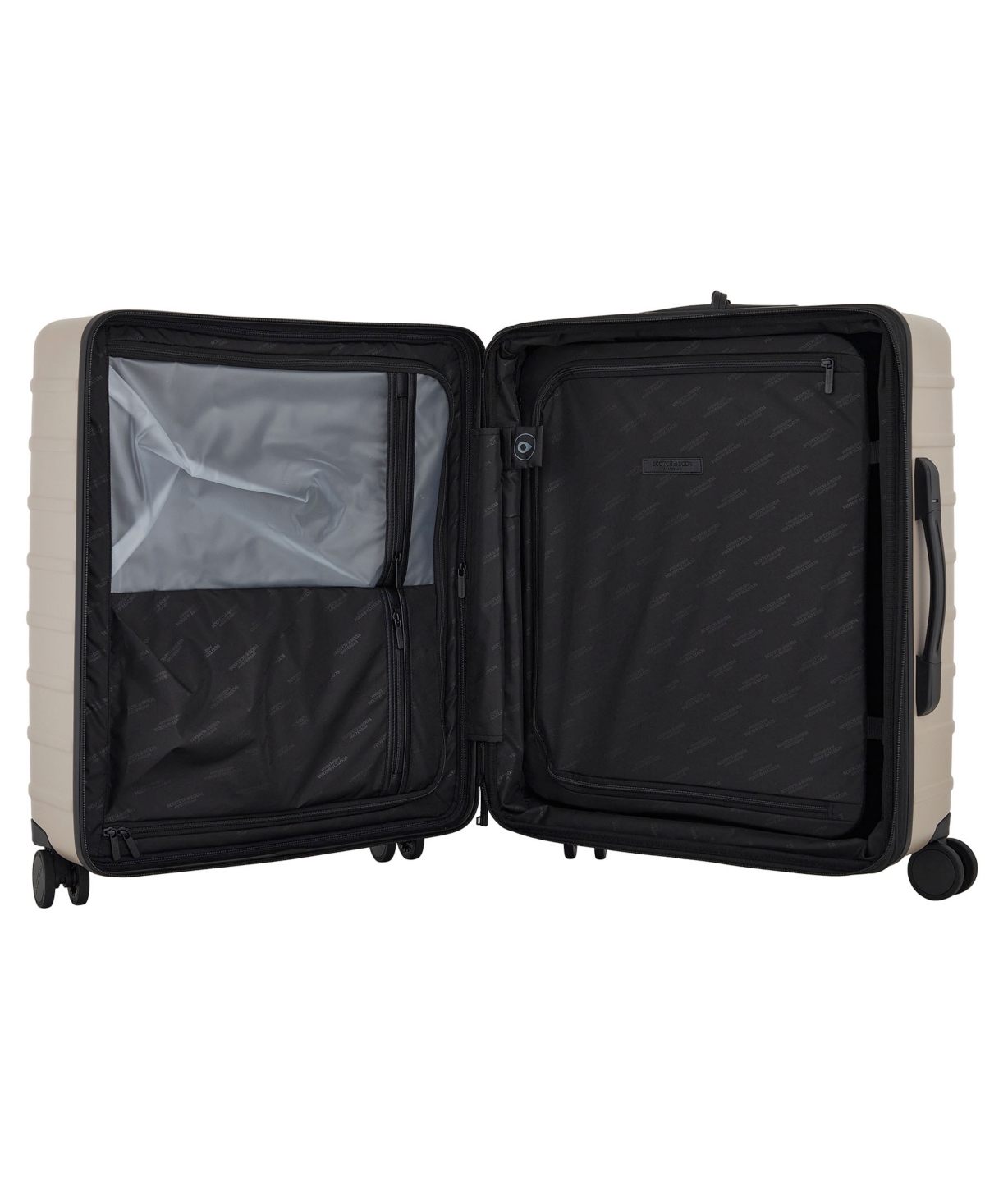 Scotch & Soda Tilburg 24" Check-in Trunk Suitcase In Gray