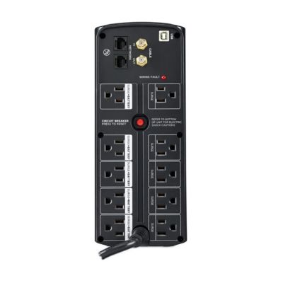 CST135UC 1350VA/810W Simulated Sinewave LCD Battery Backup UPS System, Black