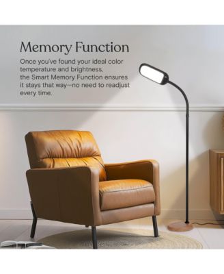 Litespan 53" Dimmable LED Reading Task Lamp with Height Adjustable Gooseneck