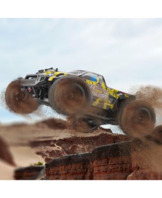 RC Car 1:18, 4WD Off-Road Truck 45 km/h with 45° Wheelie & Adjustable Speed, High-Speed Racing Toy for Kids 8+, IPX4