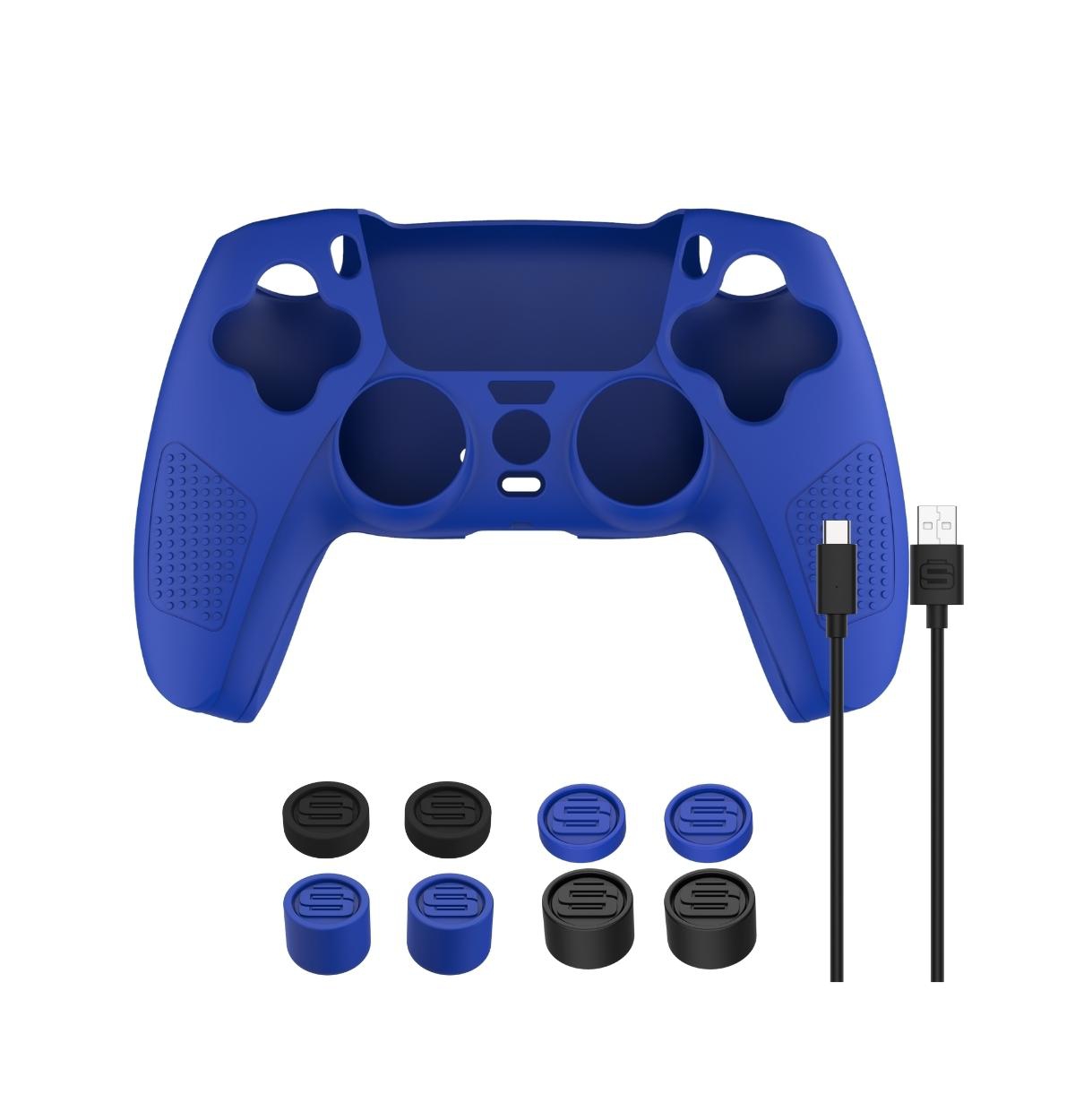 Sony PlayStation 5 Slim Disc Bundle with Extra Controller, Accessory Kit and MightySkins Code