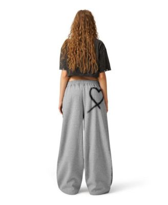 Women's Graffiti Heart Baggy Sweatpants