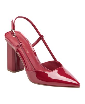 Women's Dian High Block Heel Slingback Pumps