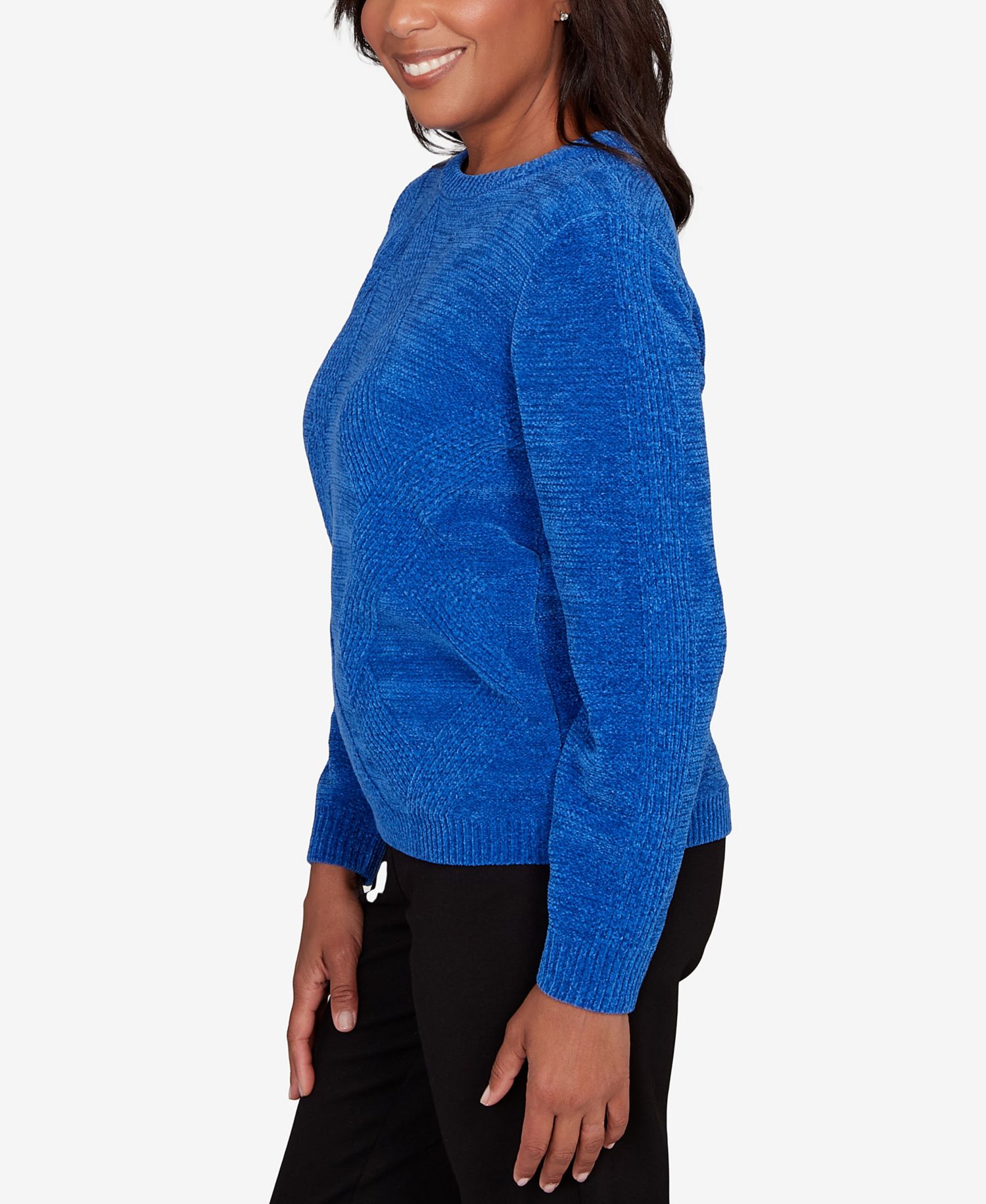 Women's Classic Cable Chenille Pullover Sweater