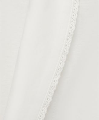 Women's Embroidery Detail Cotton Gown