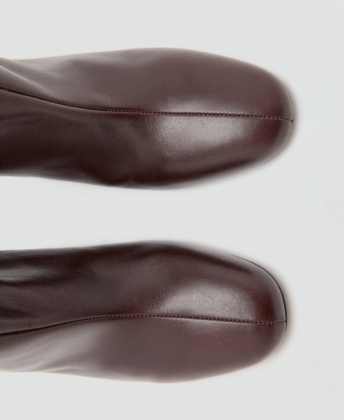 Mango Women's Heel Leather Boots In Brown