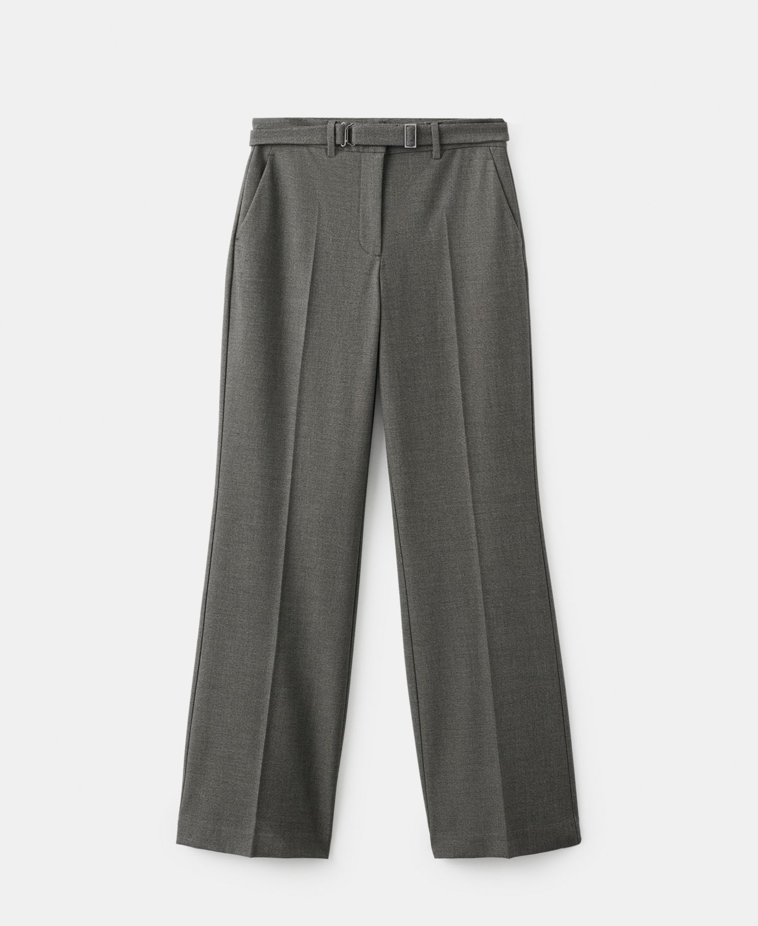 Women's Belt Straight-Fit Pants