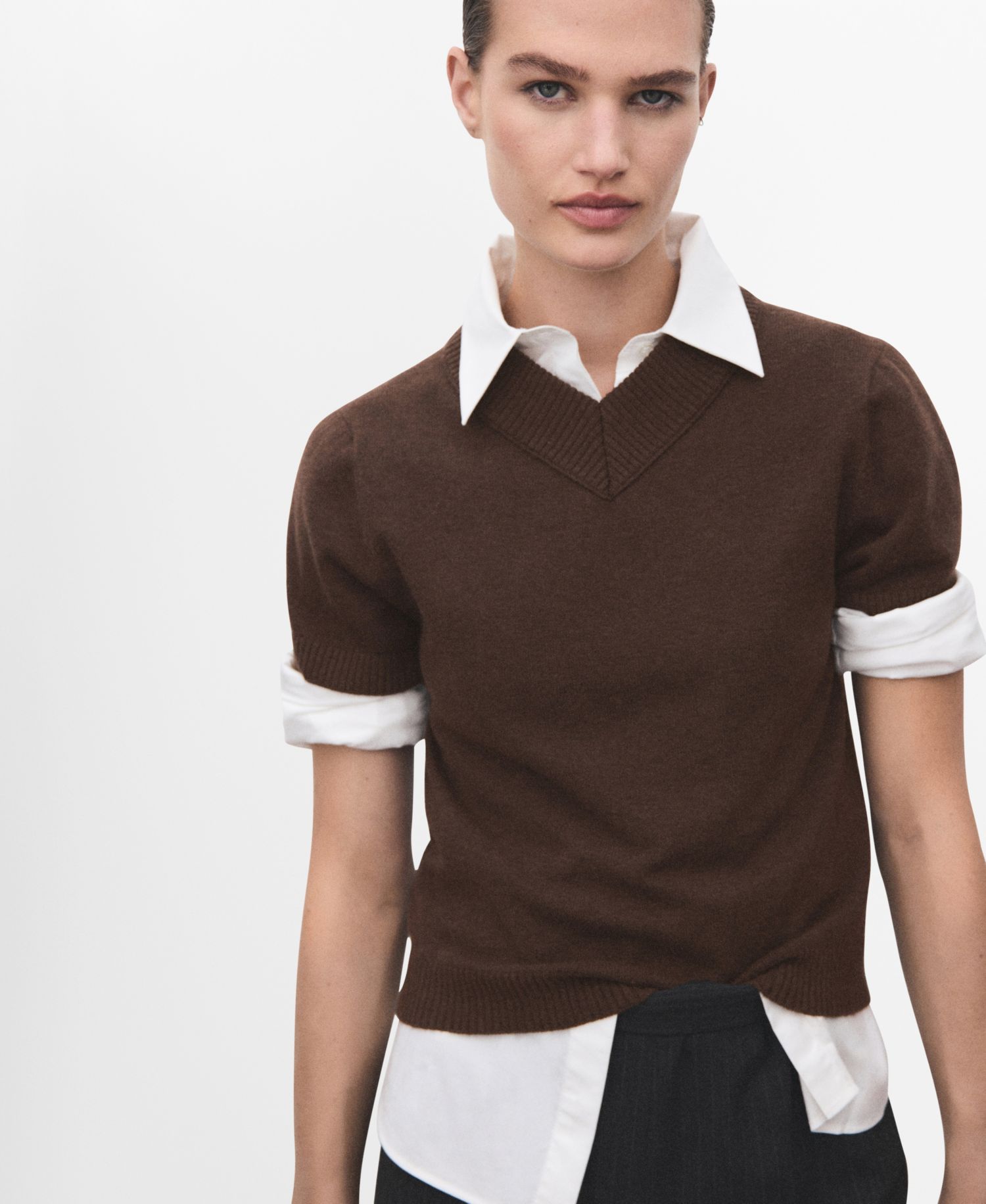 Women's V-Neck Knit Sweater