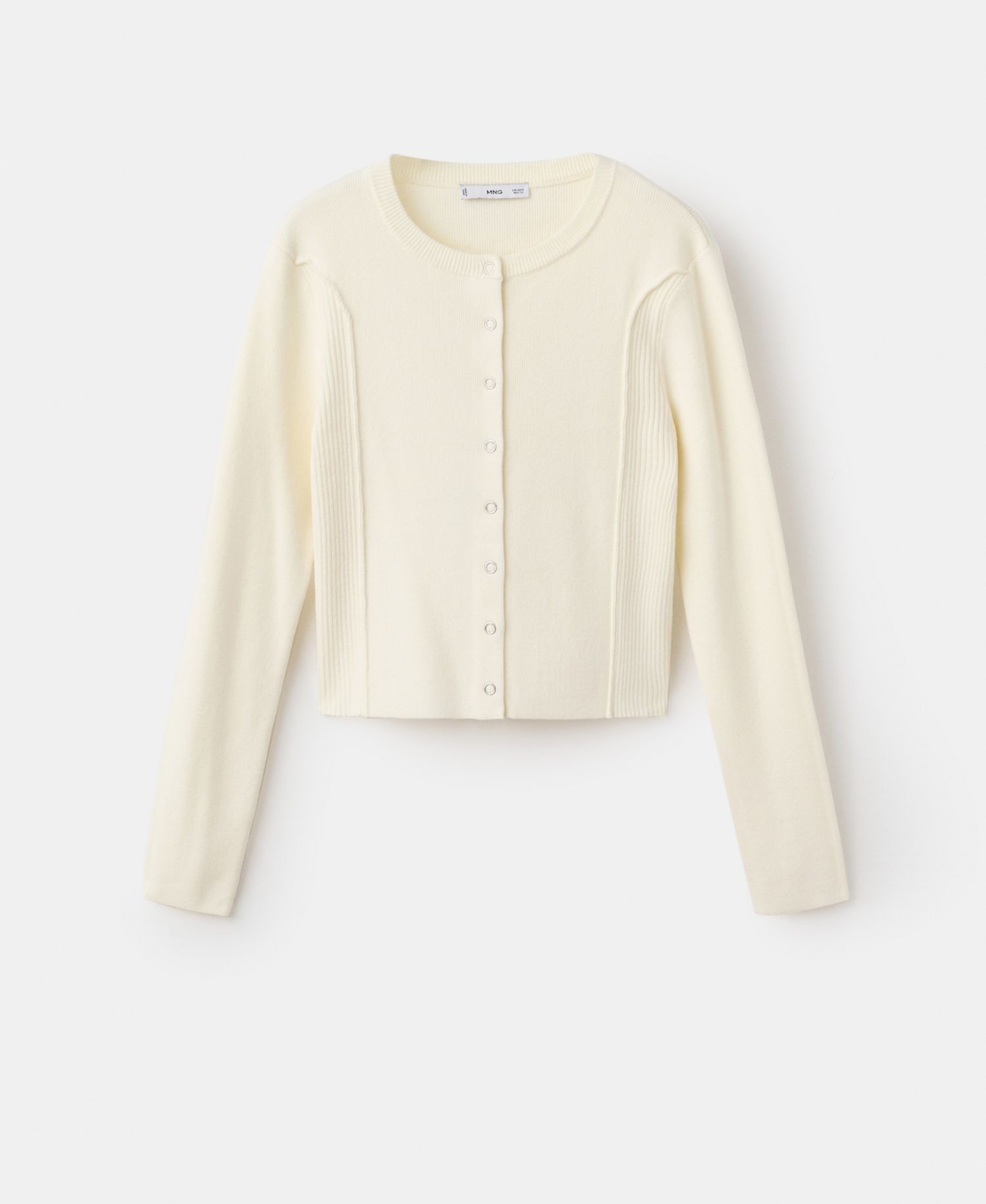 Women's Ribbed Knitted Cardigan Sweater