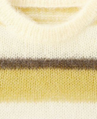 Women's Semi-Transparent Alpaca Sweater
