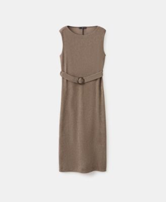 Women's Belt Knit Dress