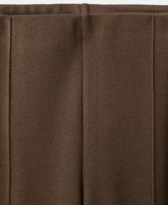 Women's Seam-Detail Straight-Fit Pants