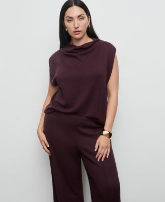 Women's Seam-Detail Straight-Fit Pants