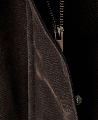 Women's Fur-Effect Collar Velvet-Finish Parka