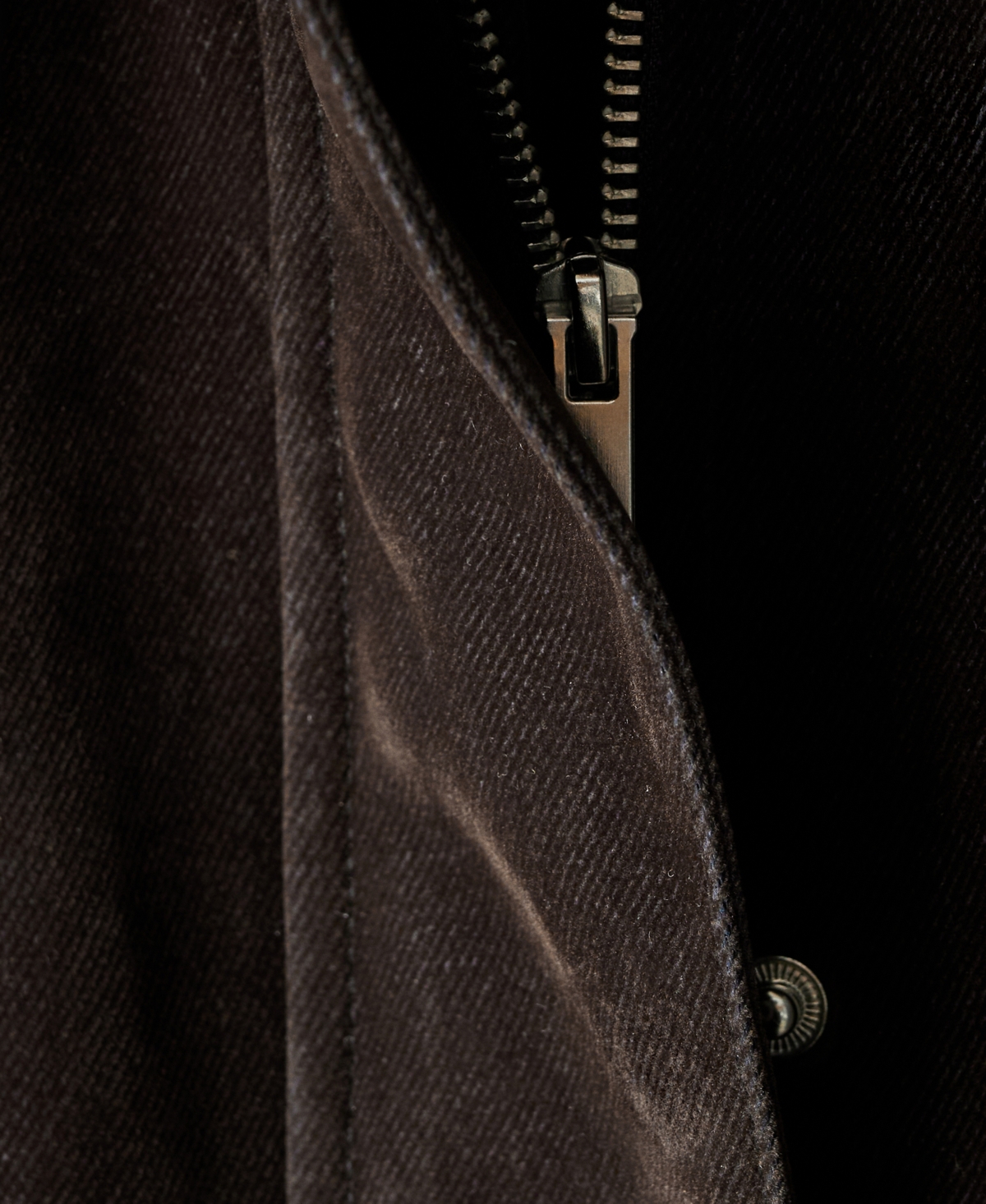 Mango Women's Fur-effect Collar Velvet-finish Parka In Brown