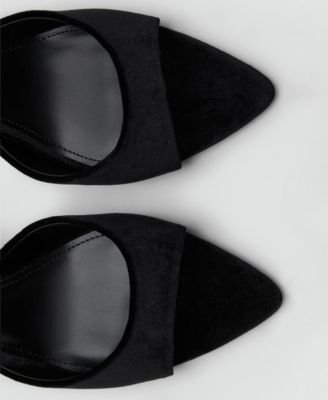 Women's Velvet Heel Sandals