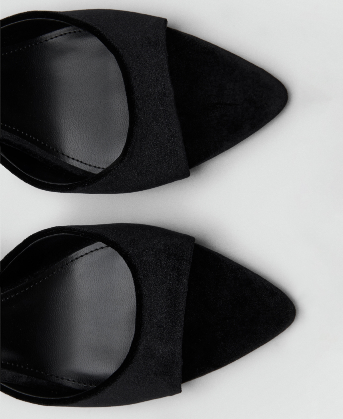 Mango Women's Velvet Heel Sandals