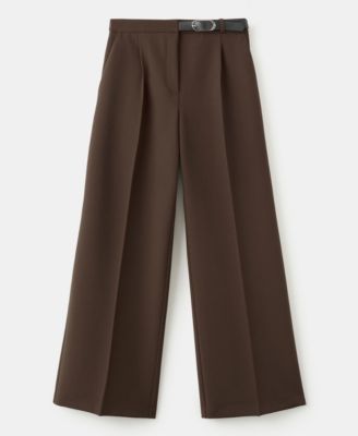MANGO - Women's Belt Combined Trousers