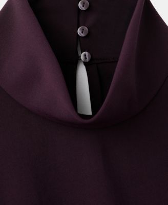 Women's Turtleneck Wrap Dress