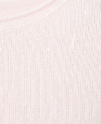 Women's Short-Sleeved Sequin Sweater