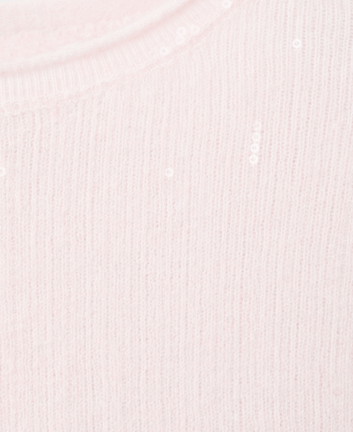 Mango Women's Short-Sleeved Sequin Sweater