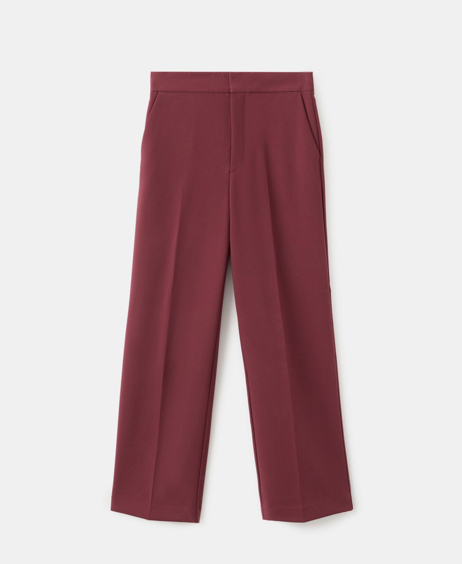 Women's High-Waist Straight Pants
