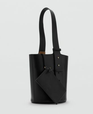 Women's Leather Bucket Bag