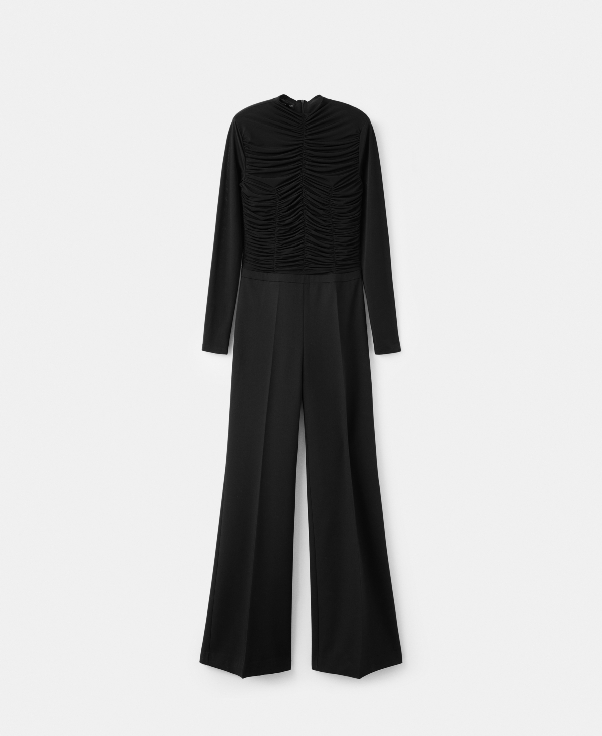 Mango Women's Combined Ruched Jumpsuit In Black