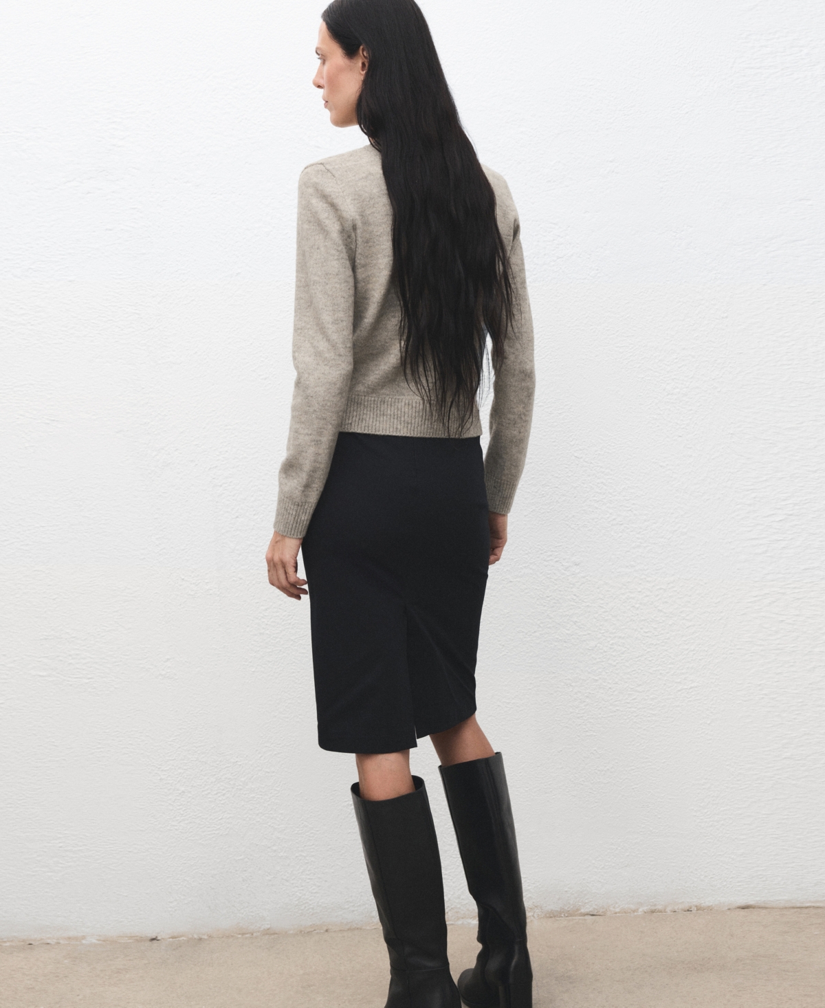 Mango Women's Knitted Button Cardigan