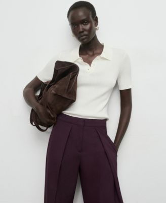 Women's Pleated Wide Leg Pants