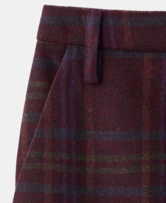Women's Check Wrap Skirt