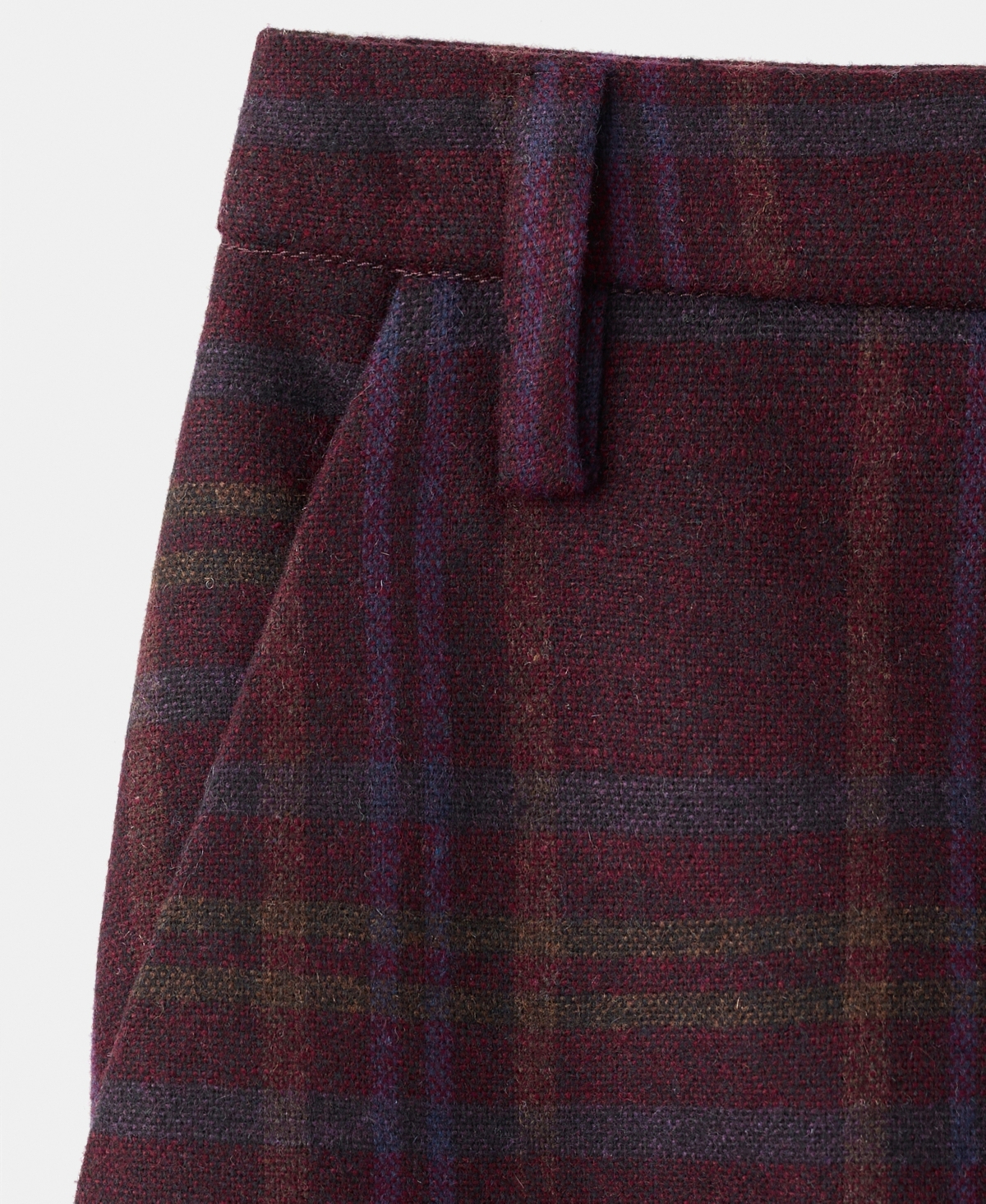 Mango Women's Check Wrap Skirt