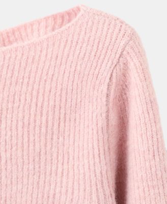 Women's Knitted Ribbed Sweater