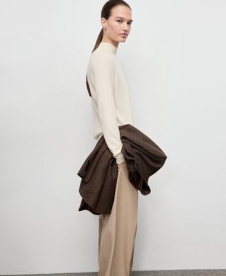 Women's Cashmere Perkins Neck Sweater