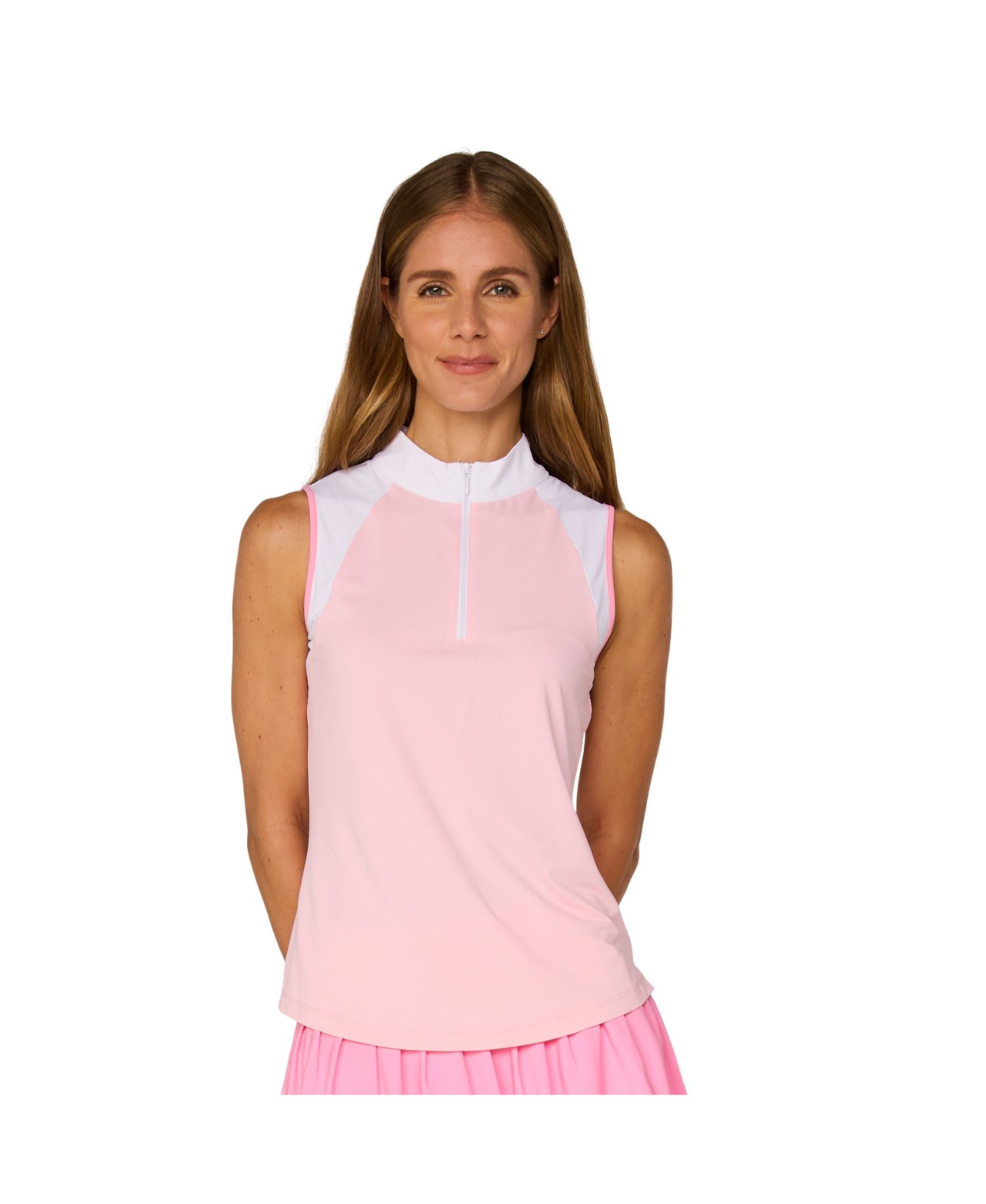 G Lifestyle Color Block Sleeveless Top