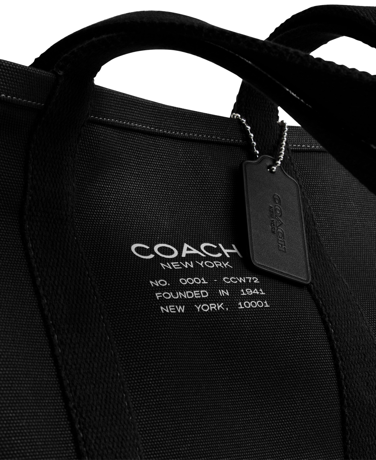 Coach Men's Utility Canvas Tote Bag