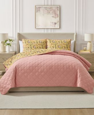 Ardenna Floral 3-Pc. Quilt Set, Full/Queen